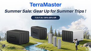 TerraMaster Offers up to 25% Off on Selected NAS & DAS - Gear Up for Summer Trips