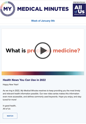 My Medical Minutes, Sample Issue.