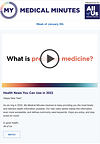 My Medical Minutes, Sample Issue.