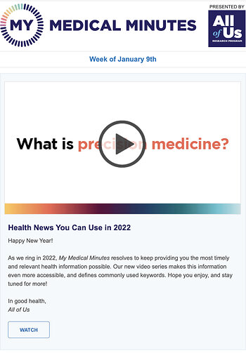 My Medical Minutes, Sample Issue.