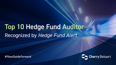 Cherry Bekaert earns top 10 ranking on Hedge Fund Alert's 2026 Top Hedge Fund Auditors List. The annual ranking recognizes leading firms serving the hedge fund industry and highlights Cherry Bekaert's commitment to serving alternative investment clients.