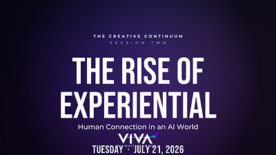 The More AI Automates Work, the More In-Person Experiences Matter: VIVA Creative Hosts "Human Connection in an AI World" on July 21