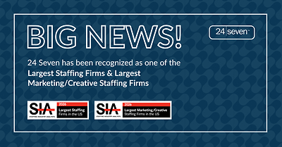 24 Seven Ranks No. 2 Among Marketing/Creative Staffing Firms in the U.S., Earns Spot on SIA’s 2026 Largest Staffing Firms List