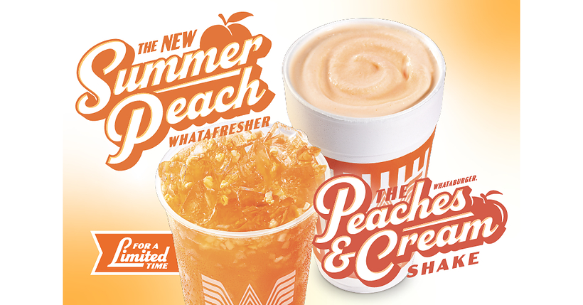 Whataburger® Serves Up a Taste of Summer with Two New Peachy Treats