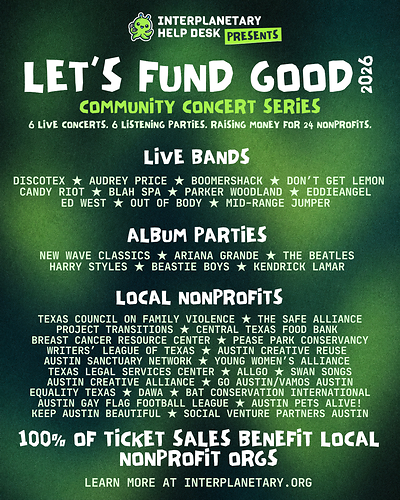 Austin Fundraiser Concerts