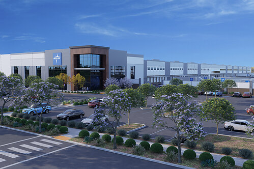 A rendering of Medline's new facility in Perris, Calif. A rendering of Medline's new facility in Perris, Calif.