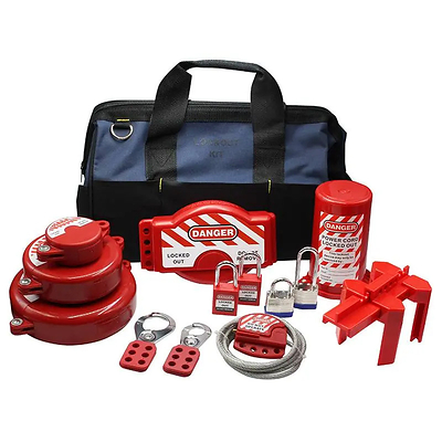 Lockout Tagout Kit from Creative Safety Supply Lockout Tagout Kit from Creative Safety Supply