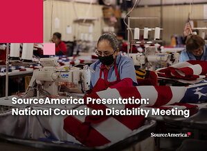 SourceAmerica Presents Improvements in Disability Employment to National Council on Disability
