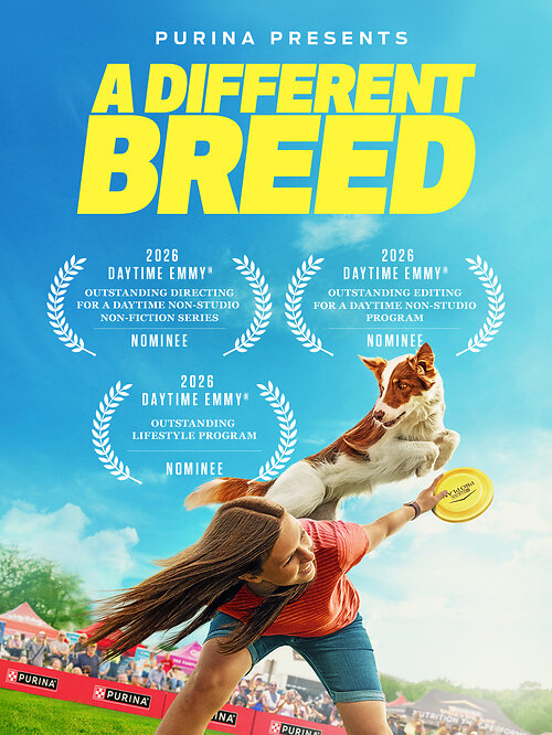 Today, Purina is celebrating three Daytime Emmy® Award nominations for A Different Breed, its original nine-episode documentary series produced through Purina Films in partnership with InkBlot Narratives and WPP, including recognition for Outstanding Lifestyle Program, Outstanding Editing and Outstanding Directing. Today, Purina is celebrating three Daytime Emmy® Award nominations for A Different Breed, its original nine-episode documentary series produced through Purina Films in partnership with InkBlot Narratives and WPP, including recognition for Outstanding Lifestyle Program, Outstanding Editing and Outstanding Directing.