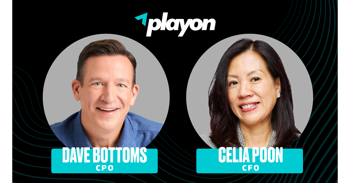 PlayOn Sports Appoints Dave Bottoms as Chief Product Officer and Celia Poon as Chief Financial Officer