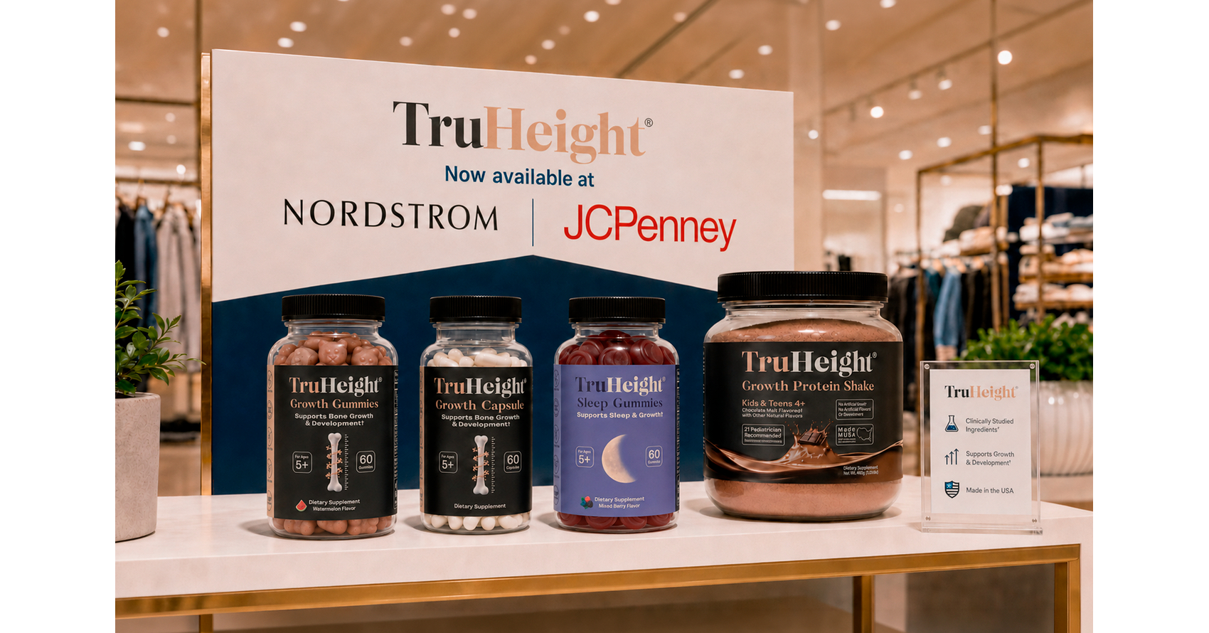 TruHeight Joins Nordstrom and JCPenney Marketplaces as Wellness Brands Reshape t...