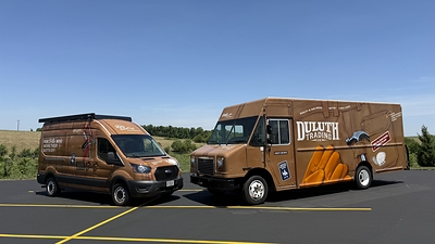 Duluth Trading's Big Dam Van and Bigger Dam Van