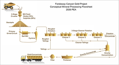 Figure 3: Conceptual Processing Flowsheet