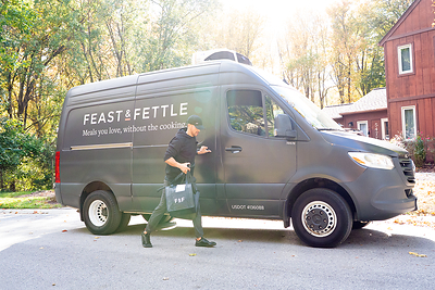 Feast & Fettle’s in-house team hand-delivers fully cooked meals to households across the Washington, D.C., Maryland and Northern Virginia region. 
