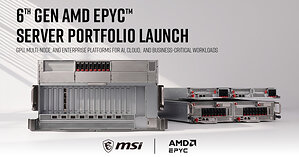 MSI Launches 6th Gen AMD EPYC™ Server Portfolio