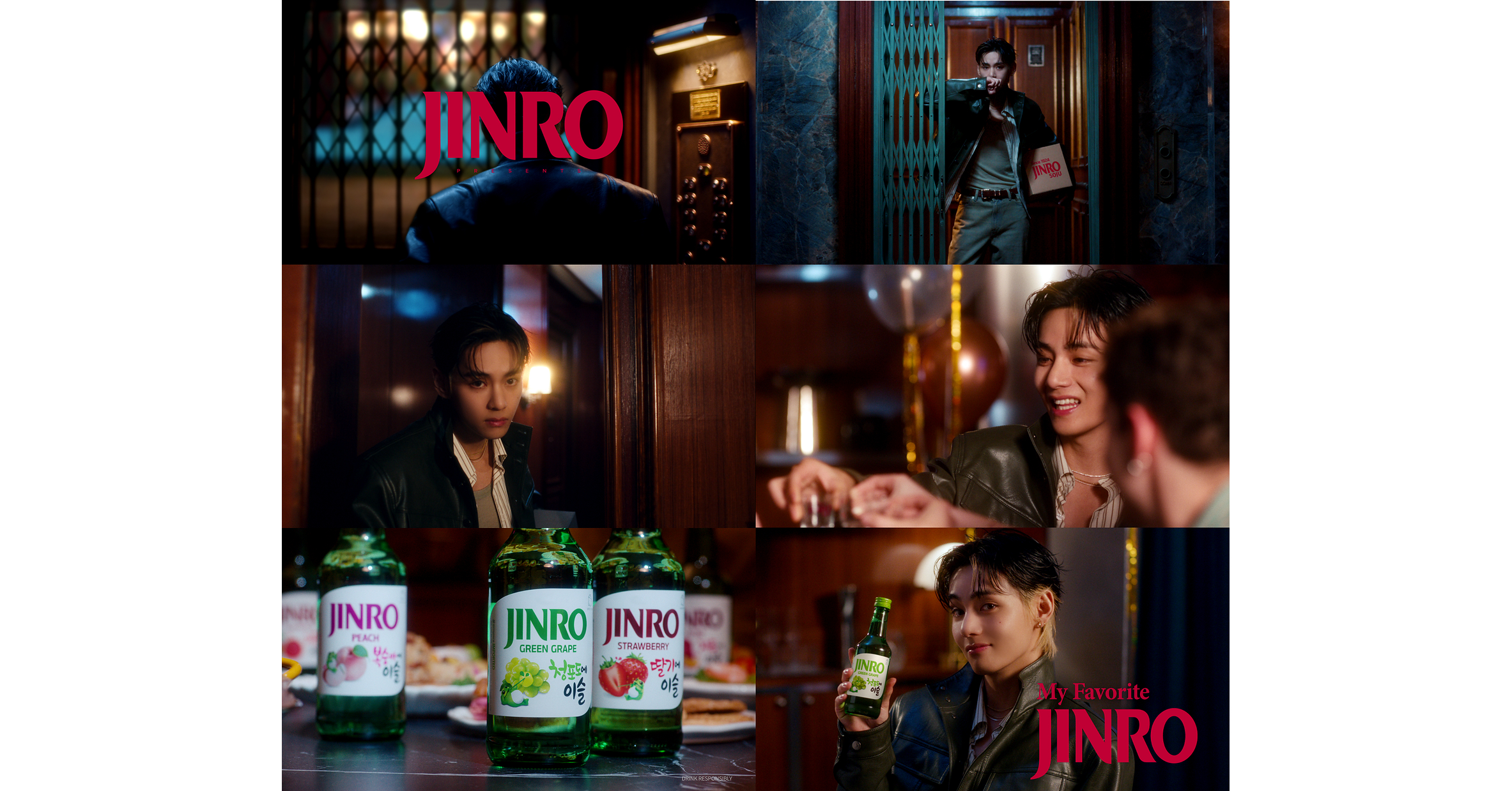 JINRO presenta su primera campaña global "My Favorite JINRO" con V de BTS