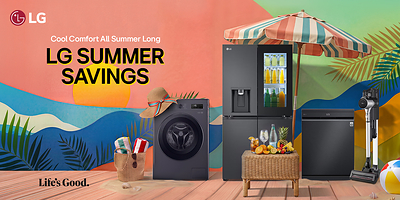 Stay Cool, Fresh and Efficient This Summer with LG’s Home Solutions