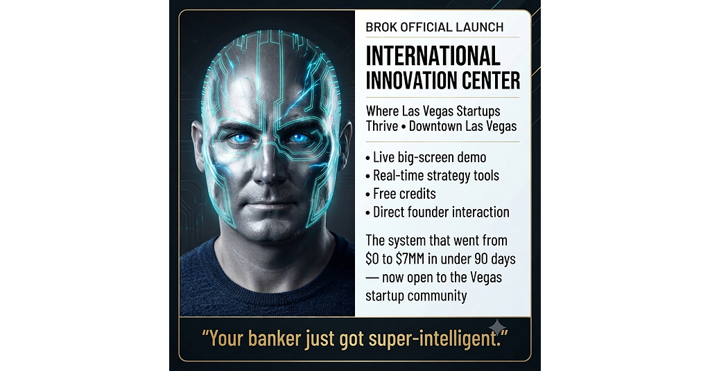 Neobanx to Launch BROK Public Demo July 24 in Las Vegas -- The Pocket "Private Banker" Built for Everyone, Not Just Banks