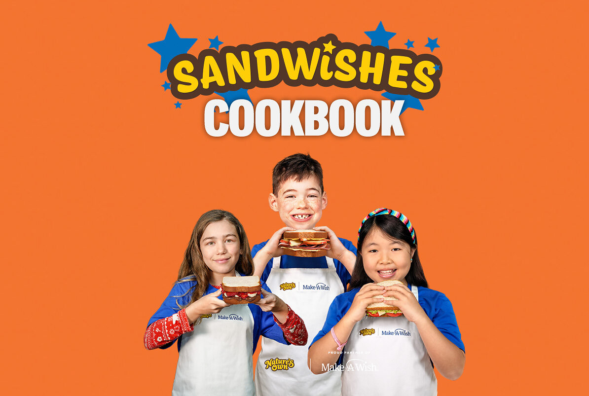 Nature's Own 'Sandwishes' campaign brings kids' culinary wishes to life to benefit Make-A-Wish America