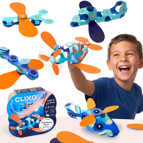 Fly high with the Clixo Airplanes Pack!