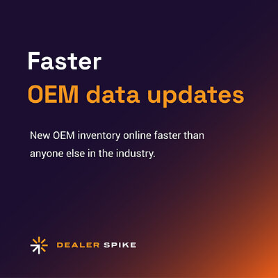 Faster OEM data updates