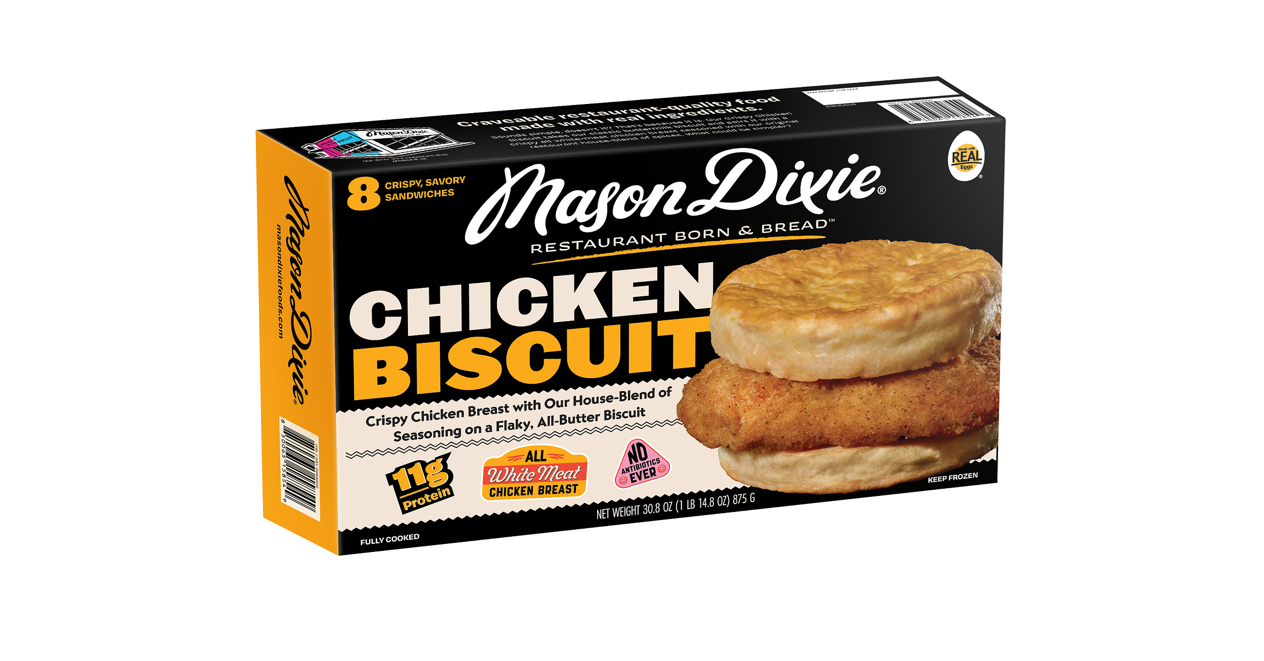 Mason Dixie Foods Launches Chicken Biscuit Sandwich with the Drive-Thru Taste, Not the Drive-Thru Ingredients