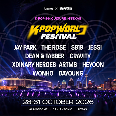 KPOPWORLD Festival &amp; Worldwide Dance Competition Produced by R Entertainment Set to Take Over Alamodome Oct. 28-31, 2026