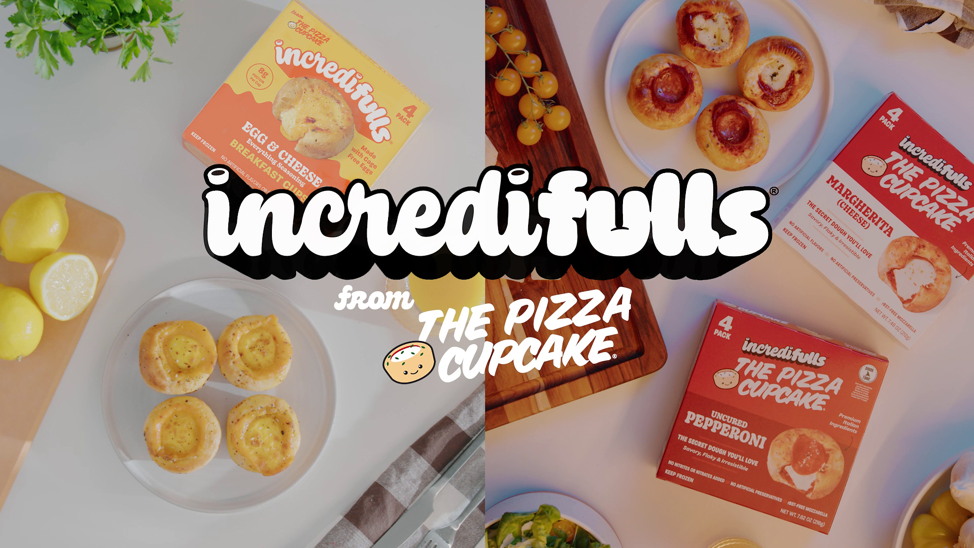 THE PIZZA CUPCAKE REBRANDS AS INCREDIFULLS TO TAKE A BIGGER BITE