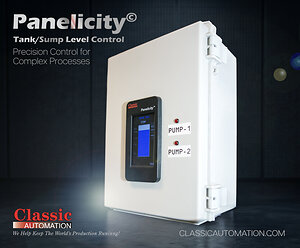 Classic Automation Releases Tank/Sump Level Control Application for Panelicity® Series 36