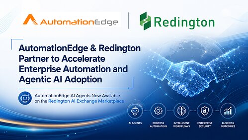 AutomationEdge and Redington announce strategic partnership. This image opens in the lightbox