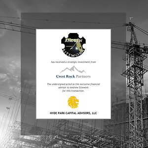 Hyde Park Capital Advises Andrew Site Work on its Strategic Investment from Crest Rock Partners
