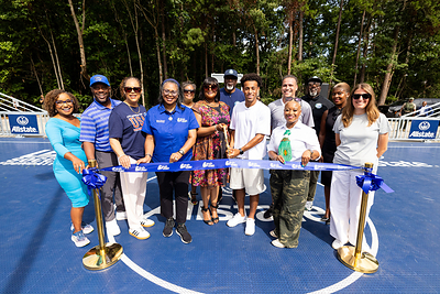 Allstate and U.S. Men’s National Team midfielder Tyler Adams unveil mini-pitch in Atlanta 