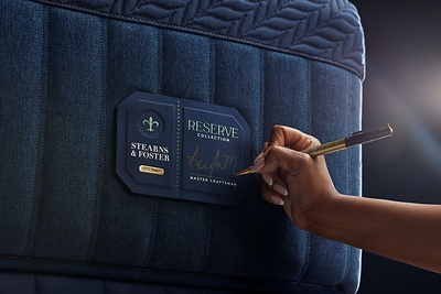 Hand-signed by a Stearns & Foster® master craftsman, each mattress represents the culmination of nearly two centuries of craftsmanship, innovation and luxury sleep design.