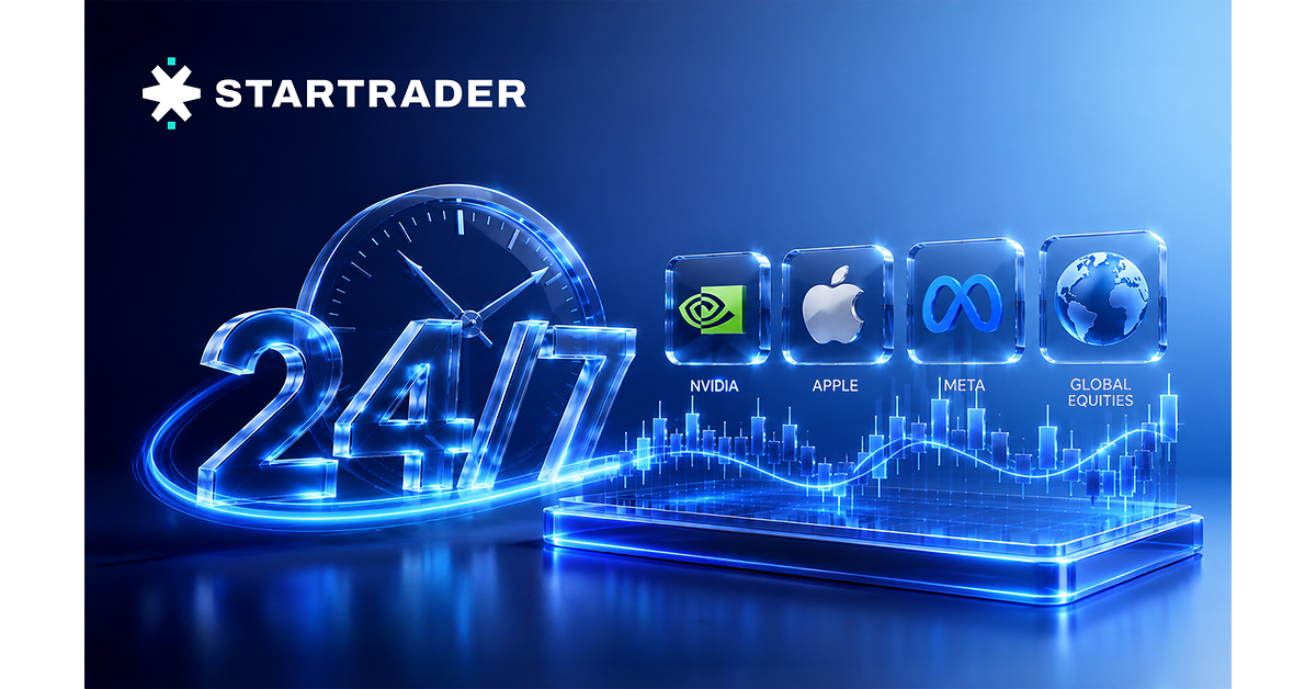 STARTRADER Introduces 24/7 US Stock CFDs Across NVIDIA, Apple, Meta, and Leading Global Equities