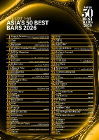 The LIST 1-50 ASIA'S 50 BEST BARS 2026