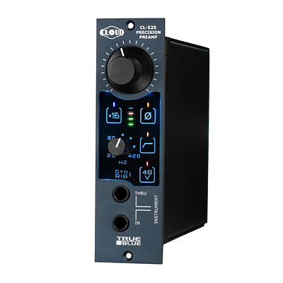 Cloud Microphones Now Shipping New TRUE BLUE 520 Preamp