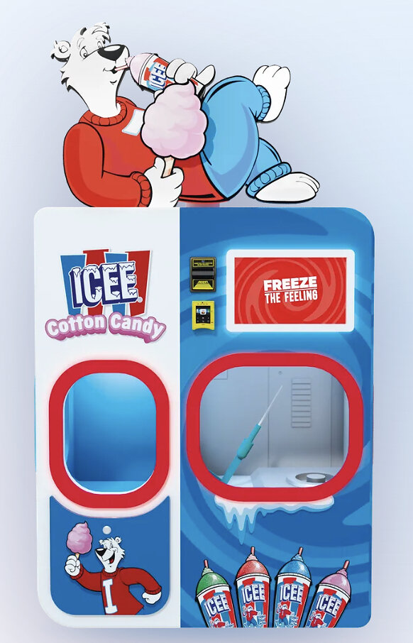 Sweet Robo und ICEE bringen gefrorene Getränkemarke in automatisierte Zuckerwatte