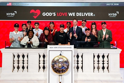 God's Love We Deliver at the NYSE on July 21