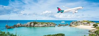 A BermudAir Airbus A220-300 in flight  © Airbus SAS 2026