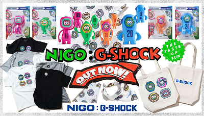 【レア限定コラボ✨新品】G-SHOCK ニコアンド nikoand BABY-G NIGO® and G-SHOCK Launch Souvenir Collection Featuring Original