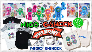 NIGO® and G-SHOCK Launch Souvenir Collection Featuring Original Characters