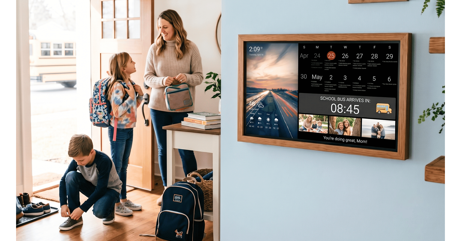 Just in Time for Back-to-School, DAKboard Digital Calendar Launches TouchHub to Keep the Whole Family on Track
