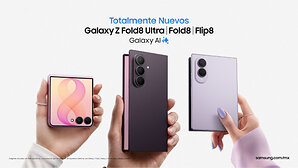 Samsung Galaxy Z Fold8 Ultra, Fold8 y Flip8: plegables, perfectos para cada estilo de vida.