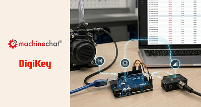 DigiKey and Machinechat are hosting an engineering webinar on July 28 focused on accelerating development and transforming IoT into connected intelligence, using rapid kits built around Machinechat JEDI and Arduino UNO Q.