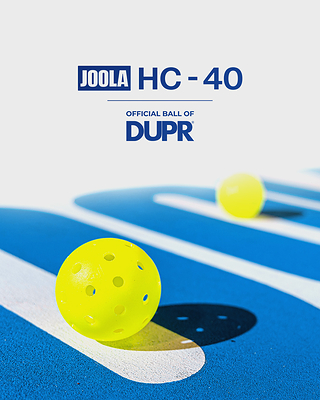 JOOLA announces its HC-40 ball is the official ball of DUPR effective September 1, 2026 