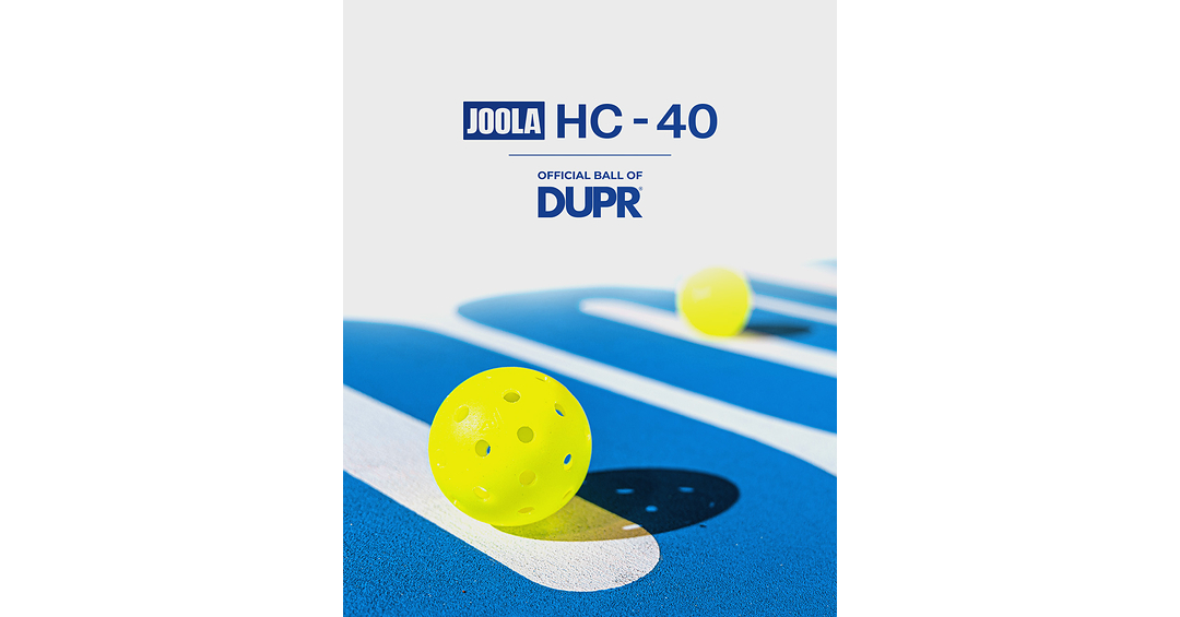 JOOLA HC-40 Named Official Ball of DUPR
