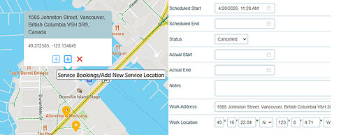 Flowfinity's new dashboard with upgraded mapping functionality.