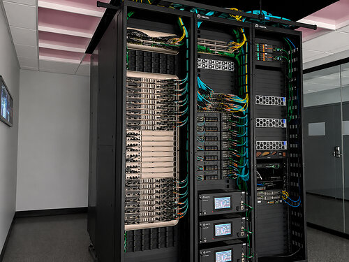 The Naval Postgraduate School’s new rack-scale AI deployment features the NVIDIA DGX GB300 AI system and Vertiv SmartIT pre-integrated rack-level AI infrastructure. The Naval Postgraduate School’s new rack-scale AI deployment features the NVIDIA DGX GB300 AI system and Vertiv SmartIT pre-integrated rack-level AI infrastructure.