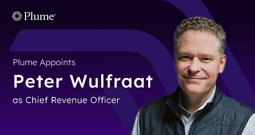 Plume Appoints Peter Wulfraat as Chief Revenue Officer. This image opens in the lightbox