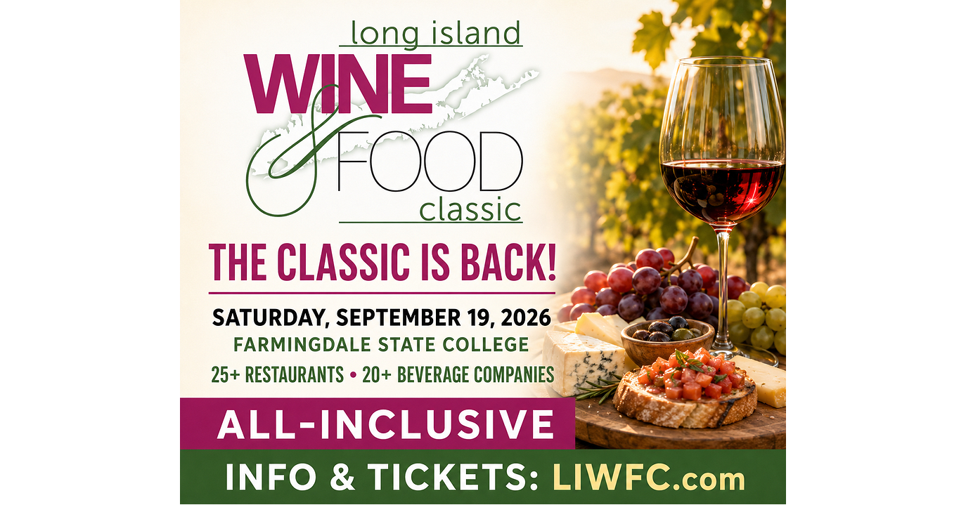 The Long Island Wine & Food Classic Returns to Farmingdale State College September 19